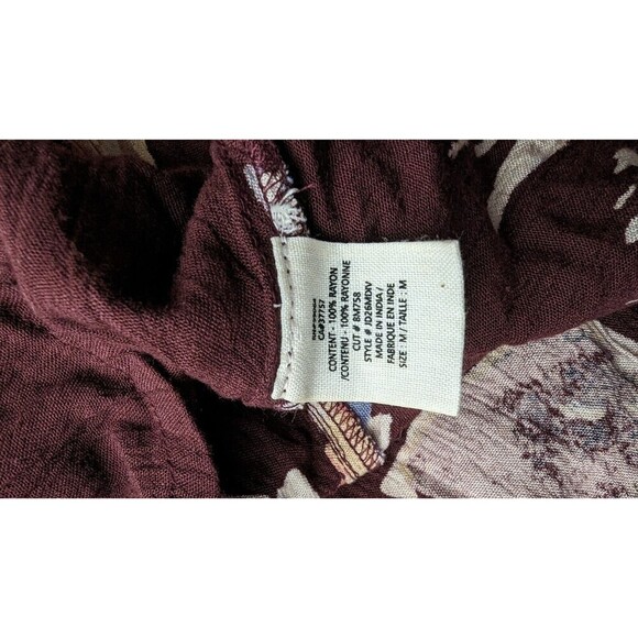 NWT BILLABONG Medium Dress Floral Faux Wrap Crinkled Flare‎ Sleeve Cutout Back - Picture 10 of 14